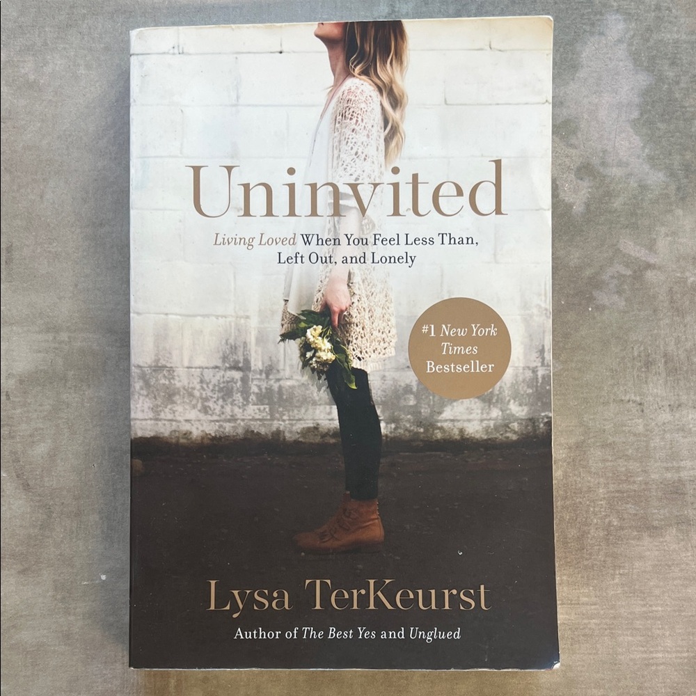 Uninvited Lysa TerKeurst Christian Living Paperback Bestseller Self Help
